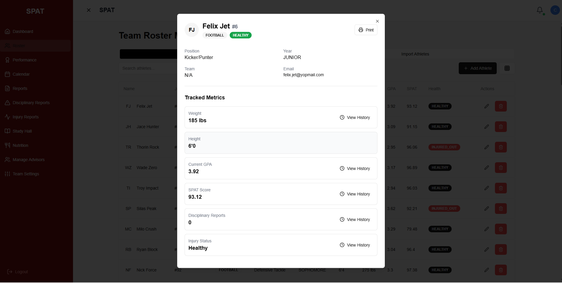 SPAT Dashboard Preview 3